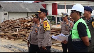 KAPOLDA KALTIM TINJAU PEMBANGUNAN DI POLRES PPU [upl. by Arvy]