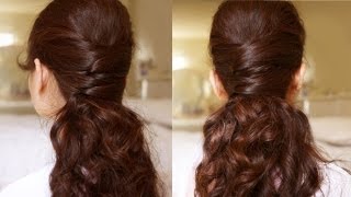 Elegance Half Updo Hair Tutorial [upl. by Assen]