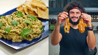 COMO FAZER BABAGANOUSH  Receitas do Líbano  Mohamad Hindi [upl. by Gotcher]