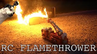 Flamethrower RC FIRETRUCK [upl. by Rorrys]