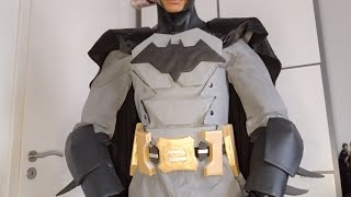 MY OWN BATMAN COSPLAY homemade costume [upl. by Annaiv626]