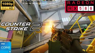 Counter Strike 2  AMD RX 580 4GB  i3 10100F 1080p High Graphics [upl. by Aiello324]