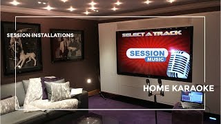 Private Home Karaoke Touch Screen Installation [upl. by Nameloc629]