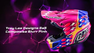 Troy Lee Designs Se5 Composite Blurr Pink [upl. by Itnavart]