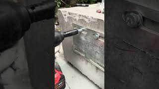 Installing concrete anchor screws has never been easier Watch stepbystep guide [upl. by Tteragram]