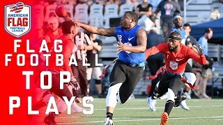 Flag Football Top Plays of the AFFL Quarterfinals  NFL [upl. by Belldame923]