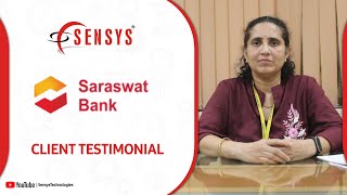 Saraswat Bank  CLIENT TESTIMONIAL  Sensys EasyTDS  TDS SOFTWARE  Taxation  Sensys Technologies [upl. by Heron]