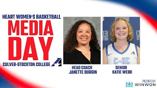 Culver Stockton College Heart Womens Basketball Media Day [upl. by Starla]