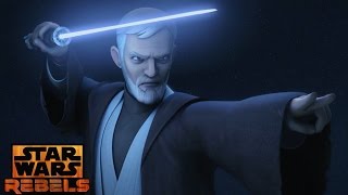 Star Wars Rebels Mid Season 3 Trailer Obi Wan Kenobi Vs Maul [upl. by Ahsiakal988]