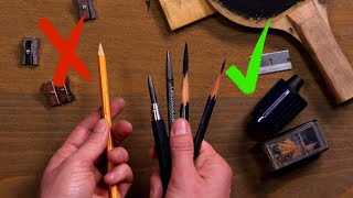 5 Pencil Sharpening Techniques for Pros [upl. by Giana]