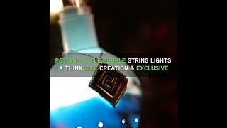 Potion Bottle Bubble String Lights  A ThinkGeek Creation amp Exclusive [upl. by Aiekan286]