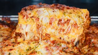 How To Make The BEST Four Cheese Lasagna [upl. by Chelsie]