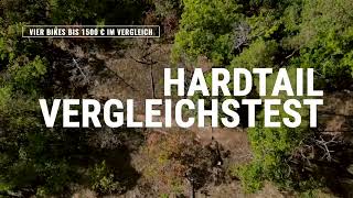 4 TrailHardtails im Vergleich Welches ist das BESTE MTB bis 1500 € – wer siegt im Hardtail Test [upl. by Yelssew681]