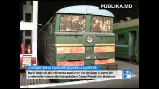 Locomotive şi vagoane scoase la licitaţie CFM vrea să vândă bunuri de aproape 15 milioane de lei [upl. by Derick]