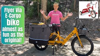 Radio Flyer Via Ecargo bike detailed review  pros and cons of this kid and cargo car replacement [upl. by Catharine348]