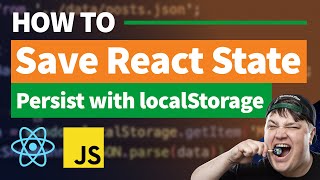 Save State to LocalStorage amp Persist on Refresh with Reactjs [upl. by Bartholomeo916]