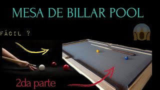 COMO HACER UNA MESA DE BILLAR POOL  ESTRUCTURA Y BARANDAS  2da PARTE  TOMASVB [upl. by Rodmun]