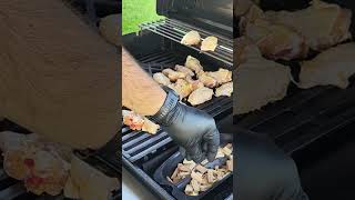 🔥ALETTE DI POLLO BBQ🔥 shorts passionebbq barbecue ricetta grigliata bbq food recipe cucina [upl. by Darcey]