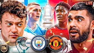 MAN CITY 12 MAN UNITED  FA CUP FINAL  THE CLUB LIVE [upl. by Sheldon500]