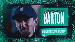 Managers Review  Joey Barton on Colchester victory [upl. by Esertal168]