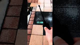 Efflorescence reaction💧✨ pressurewash housecleaning efflorescence clean satisfyingcleaning [upl. by Ardnohsal]