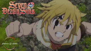 Meliodas VS Bellion FULL FIGHT SCENE  Seven Deadly Sins  Nanatsu no Taizai [upl. by Brower]