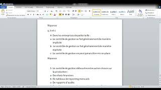 Le contrôle de gestion  la finalité du contrôle de gestion QCM [upl. by Analram]