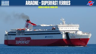 Arrival of ferry ARIADNE in Bari Superfast Ferries  HD 1080p [upl. by Enaht203]