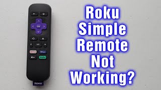 Roku Simple Remote Not Working Troubleshooting Guide [upl. by Mighell]