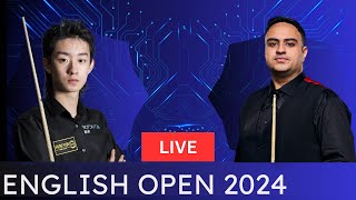 🔴LIVEWu Yize vs Ishpreet Singh Chadha ENGLISH OPEN SNOOKER CHAMPIONSHIP 2024 score board [upl. by Nawat]