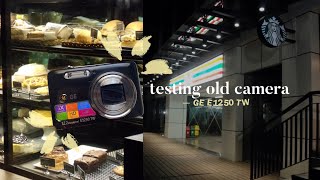 filming with digicam — GE E1250 TW ❀ [upl. by Neenaej]