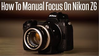 QUICK And SIMPLE Way to Manually Focus Lenses On Nikon Z6Z7 [upl. by Annekcm]