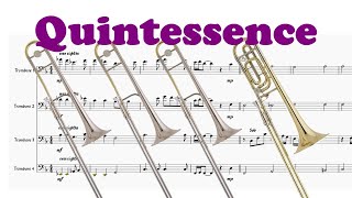 Quincy Jones quotQuintessencequot performed with only 4 trombones [upl. by Myers]