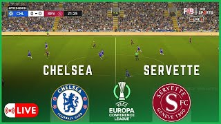 🔴LIVE  Chelsea vs Servette  Europa Conference League 2024  Full Match Streaming [upl. by Patton812]