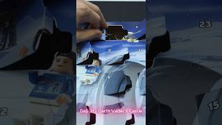 Day 21 Darth Vaders Castle  75395 LEGO Star Wars Advent Calendar 2024  LEGO ASMR lego legoasmr [upl. by Dnalloh]