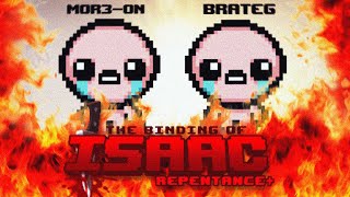 mój 𝓹𝓲𝓮𝓻𝔀𝓼𝔃𝔂 𝓻𝓪𝔃 z mor30nem w THE BINDING OF ISAAC MULTIPLAYER [upl. by Aicilav]