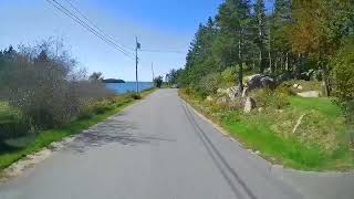 Driving Sand Beach Rd Maine to Sand Beach Park in Stonington Maine [upl. by Berti405]