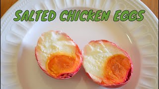 HOW TO MAKE SALTED CHICKEN EGGS RECIPE 68  ITLOG NA MAALAT [upl. by Bealle]