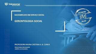 1ª LIVE  GERONTOLOGIA SOCIAL [upl. by Nehtanoj]