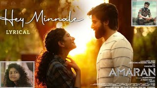 Hey minnale songAmaran MovieHaricharan amp Shweta mohan VoiceGV Prakash Music [upl. by Sillsby]