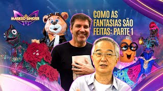 COMO AS FANTASIAS SÃO FEITAS PT 01  TEMPORADA 2  THE MASKED SINGER BRASIL [upl. by Wendeline]