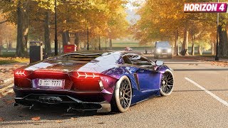 Forza Horizon 4  Lamborghini Aventador LP7004  Gameplay [upl. by Cl]