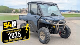 Whats New 2025 CanAm Defender Limited Walk Around [upl. by Aztinad]