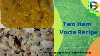 Simple two Item Vorta Pumpkin amp Kachu Bangla Recipe at Home Made 2020 [upl. by Woodsum412]