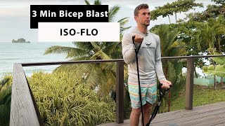 Quick Bicep Blast in 3 Minutes with isometrics and ISOMOTION  Bullworker ISOFLO [upl. by Enaols]