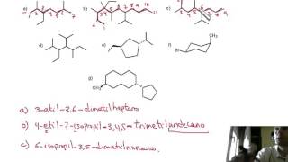 LA QUÍMICA ORGÁNICA EN PROBLEMAS 1NOMENCLATURA ALCANOS Y CICLOALCANOS [upl. by Eixel]