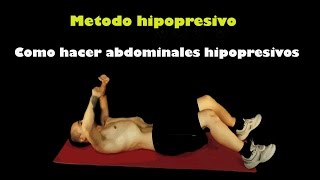 Como hacer abdominales hipopresivos  El método hipopresivo [upl. by Nuoras]