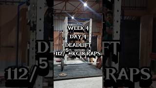 DAY 4 DEADLIFT raw motivation powerlifting [upl. by Lavicrep]