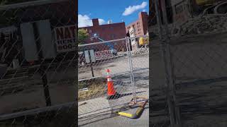 53 5Oct2024 531 Ellis Hospital parking garage demolition Schenectady NY [upl. by Wolfie470]