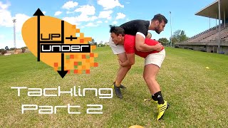 Rugby Tackle Safety Tips  Drills  Upper body Tackling Part 2 [upl. by Neisa]